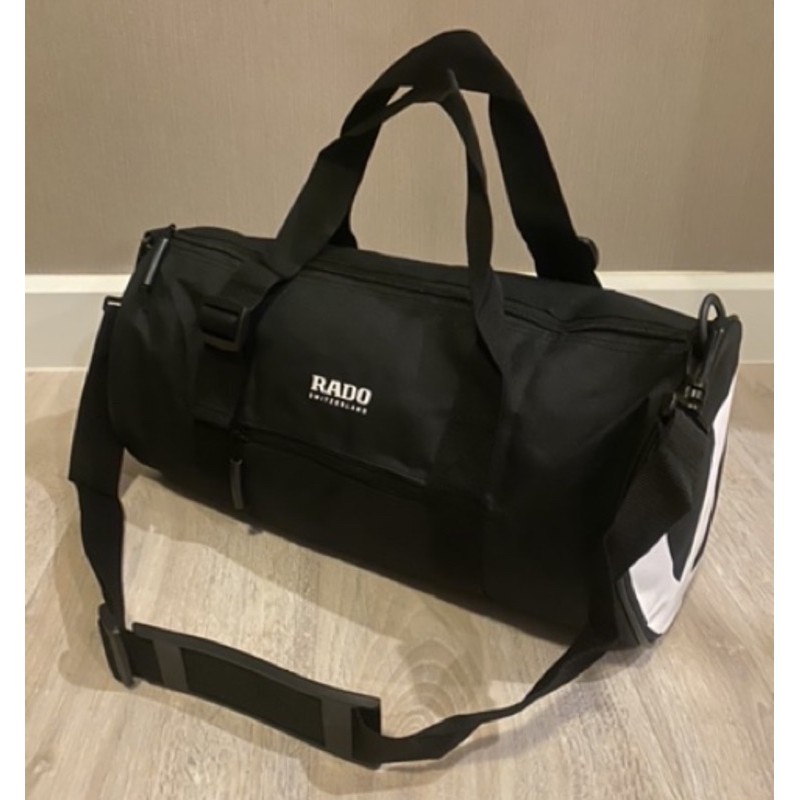 กระเป๋าสะพาย RADO กระเป๋าสะพายข้าง ของแท้ 100% - สีดำ ด้านข้สงสกีนรูปสมอ สีขาว