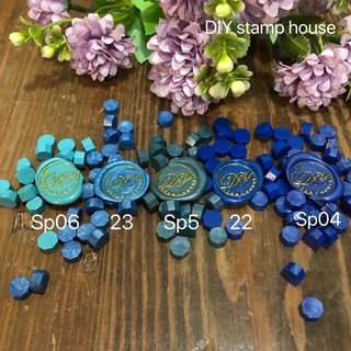 เม็ดครั่ง โทนฟ้าน้ำเงิน sealing wax พร้อมส่ง