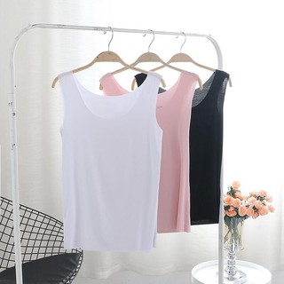 เสื้อกล้ามผู้หญิงไร้ขอบ มีให้เลือก 7 สี เนื้อผ้านุ่ม ใส่สบาย ยืดหยุ่นสูง คุณภาพดี ใส่ออกกำลังกาย ใส่นอน 👍👍👍