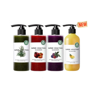 โปรโมชั่น :  แท้  พร้อมส่ง  ขวดใหญ่หัวปั้ม Wonder Bath Super Vegitoks Cleanser 300 ml