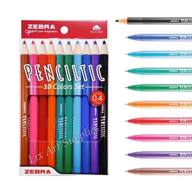 ปากกาสี Zebra Penciltic