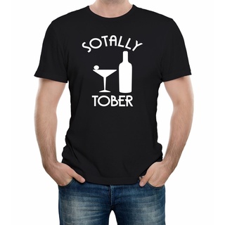 เสื้อยืดผ้าฝ้ายพิมพ์ลายขายดี เสื้อยืดลําลอง แขนสั้น พิมพ์ลาย Sotally Tober สําหรับผู้ชาย เหมาะกับงานปาร์ตี้