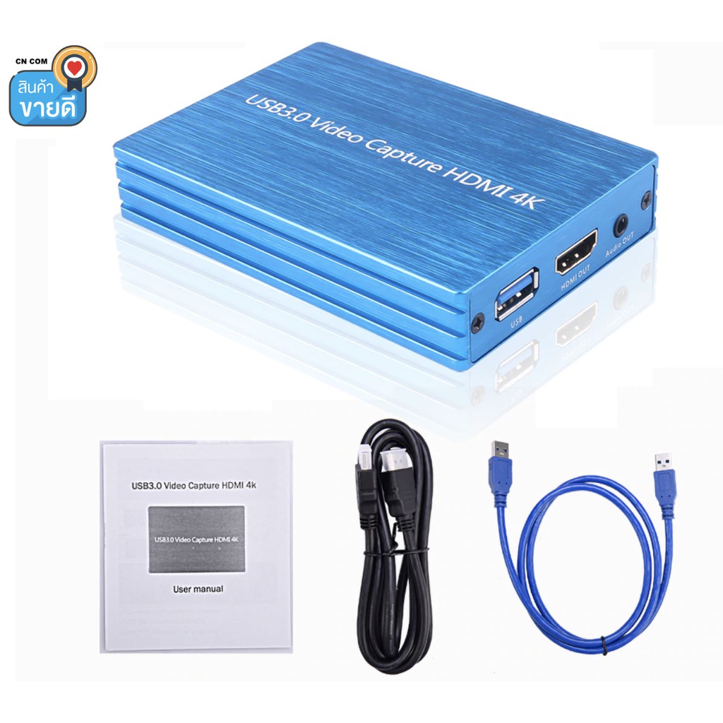 USB3.0 จับภาพวิดีโอHDMI 1080P 4K @ 60Hz HD HDMI USB Video Capture Card Dongleเกมสตรีมมิ่งสดสตรีมมิ่ง