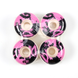 Dreg ล้อสเก็ตบอร์ด Logo Wheels Black/Pink 53mm 99A