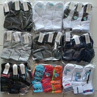 ถุงเท้า ข้อกลางป้าย TOPSOX  ราคายกโหลมี12คู่