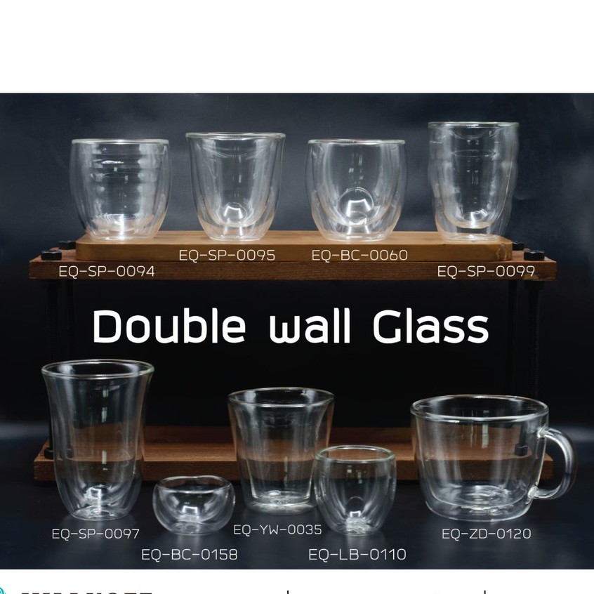 Hillkoff : Double Wall Glass Tea Cup handmade 50 ml ราคา ถูกที่สุด ดีลบีเคเค แกลเลอรีภาพที่ 2