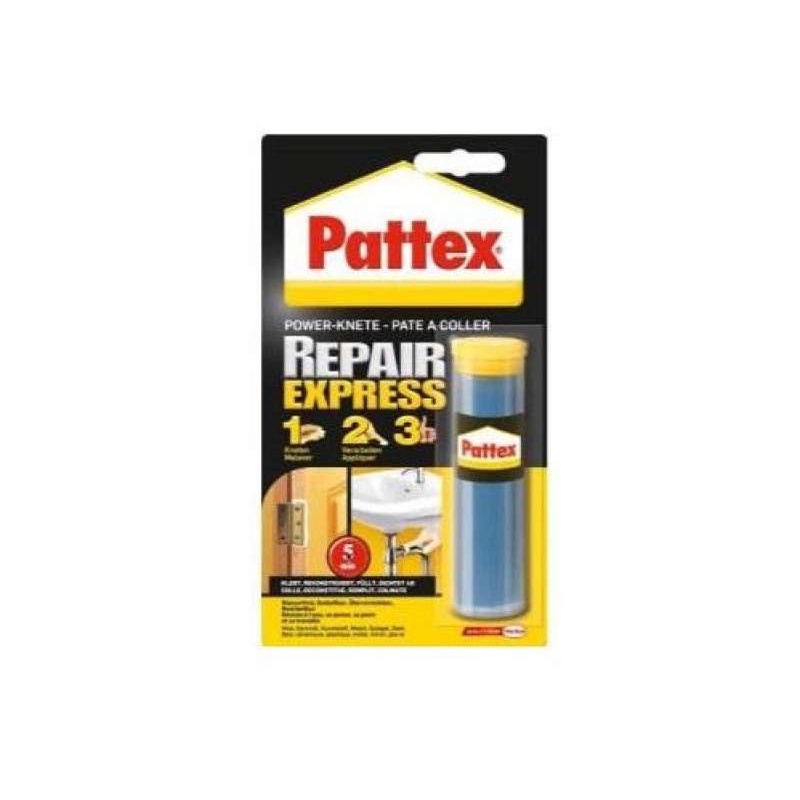 Pattex กาวดินน้ำมัน กาวอุดอีพ็อกซี่ พัทที่ Epoxy Putty Repair Express ขนาด 48g.