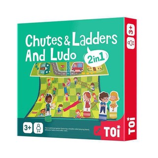 เกมบันไดงู 2021 Chutes &amp; Ladders and Ludo 2in1