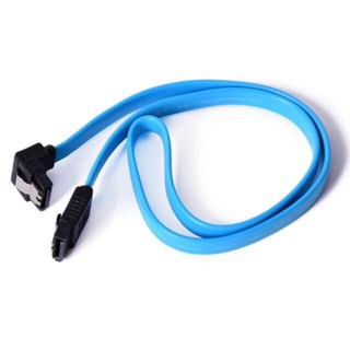 สาย SATA 3 แบบหัวต่อ 90 องศา 6Gbps SATA 3.0 Cable 26AWG ความยาว 40ซม. SATA III