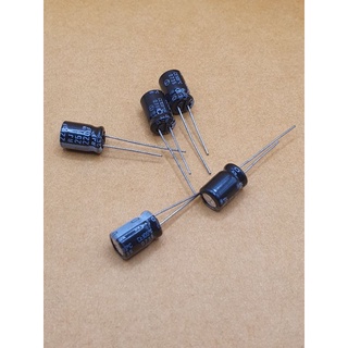 5ตัว Electrolytic  Capacitor ตัวเก็บประจุ 220uf 6.3v 10v 16v 25v 50v 63v