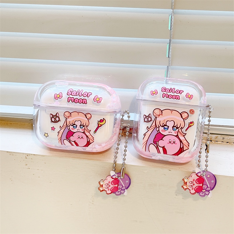 สาวสวยกอด Kabi quicksand เคสหูฟัง Apple เหมาะสําหรับ AirPods Pro AirPods4 1/2 AirPods 3 เคสหูฟัง