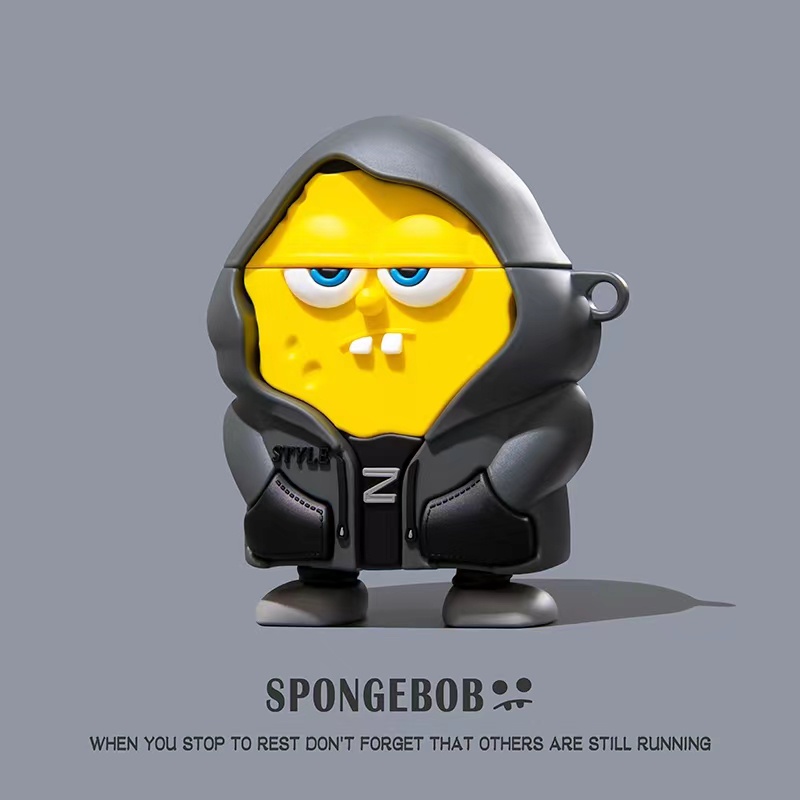 TWS i12 หูฟังบลูทูธไร้สายลาย PATRICK STARและSPONGBOB สุดน่ารักพร้อมไมโครโฟนแบบพกพา