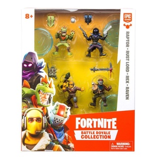 Fortnite Battle Royale Collection Action Figure Squad Model Pack หุ่นฟอร์ตไนท์