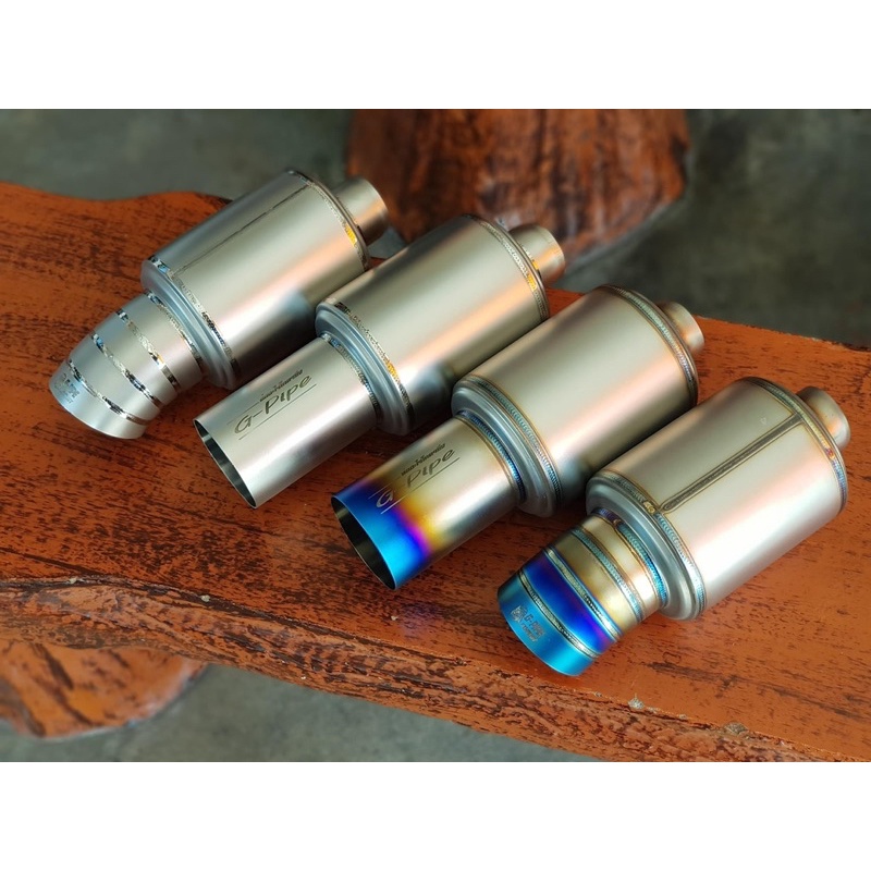 ปลายท่อไอเสียรถยนต์ใบสั้น แบรน G-Pipe