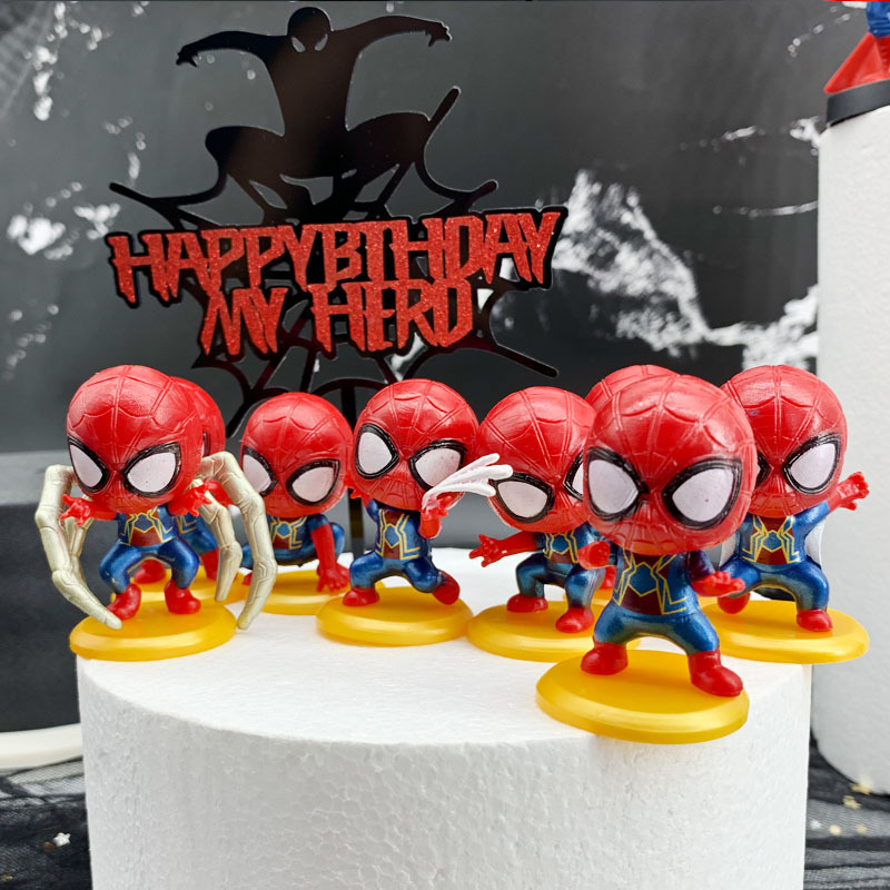 ประหลาดใจ เวนเจอร์ส, แบทแมน, สไปเดอร์แมน, ตุ๊กตาตัวละครไอรอนแมน, อุปกรณ์ของเล่น, ท็อปเปอร์เค้กวันเกิด, ของขวัญวันเกิดเด็ก - รูปที่ 3