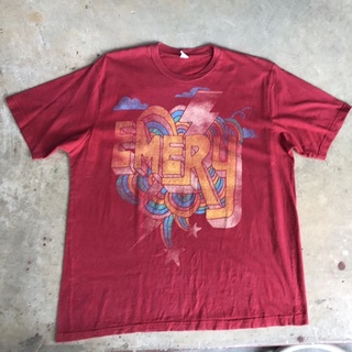 vtg.T-Shirt เสื้อวง EMERY Sz.2XL 100% COTTON