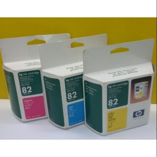 Hp82 สีแดง สีน้ำเงิน  สีเหลือง  ** สินคาราคาถูก sell ไม่รับเปลี่ยนคืนคะ