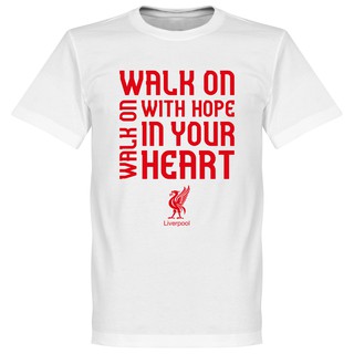 เสื้อลิเวอร์พูล เสื้อยืดคอกลมแขนสั้น ชายหญิง เสื้อ Liverpool Walk On เสื้อหงส์แดง เสื้อยืดแฟชั่น เสื้อยืดเกรดพรีเมี่ยม