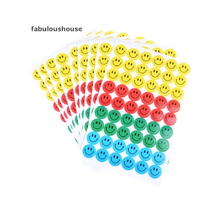 [fabuloushouse] สติกเกอร์อิโมจิ หน้ายิ้ม สําหรับเด็ก 10 ชิ้น ต่อแพ็ก