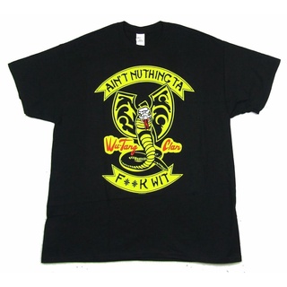 ขายดี!ขายดี เสื้อยืด พิมพ์ลาย Wu Tang Clan Aint Nuthing Ta F Wit สีดํา LLdjep85ALchhd07S-5XL