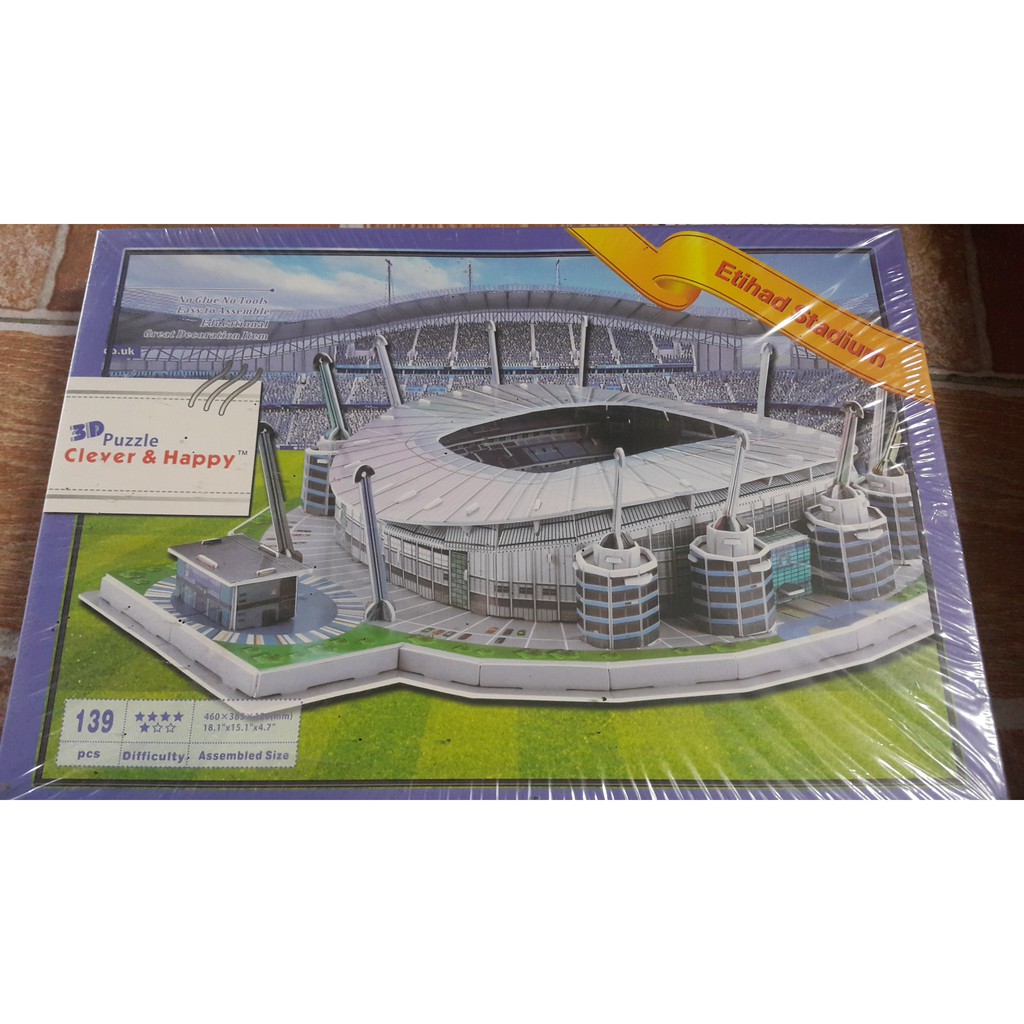 โมเดลสนามฟุตบอลทีมแมนเชสเตอร์ซิตี้ Ethihad Stadium