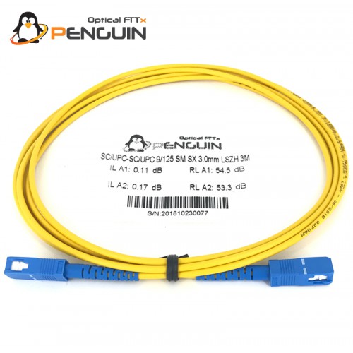 สายไฟเบอร์ออฟติก Patch Cord SC/UPC-SC/UPC ยาว 3 เมตร