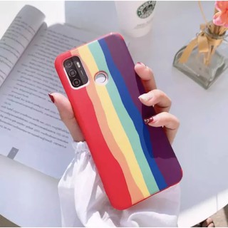 [ส่งจากไทย] เคสสายรุ้ง กำมะหยี่ Case infinix Note8 เคสโทรศัพท์ Infinix Note8