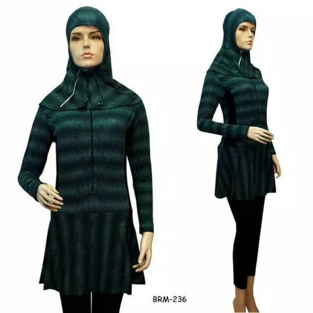 ชุดว่ายน้ําผู้ใหญ่มุสลิม Jumbo 5l Brm 236j