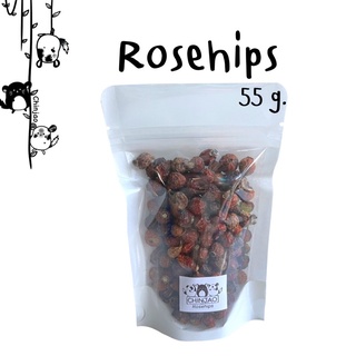 Dried organic rosehips โรสฮิปตากแห้ง ออร์แกนิค (55g.)