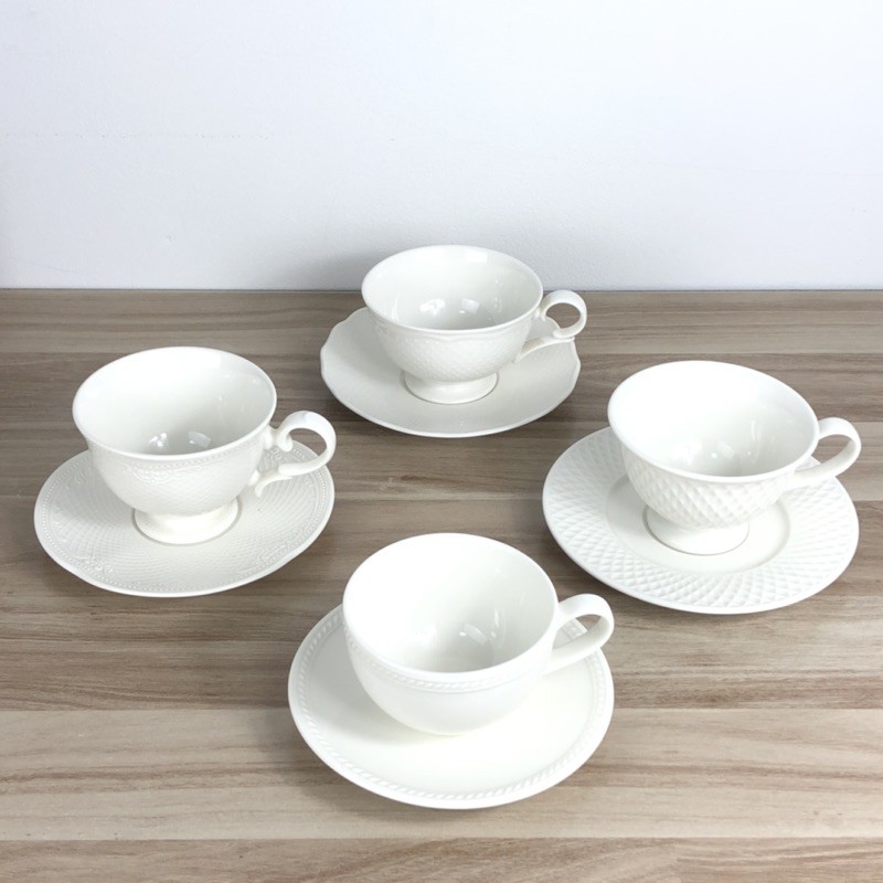 ชุดกาแฟ แก้วกาแฟร้อน แก้วชาสไตล์อังกฤษ 8 oZ. (L) - รูปที่ 4