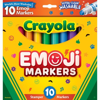 Crayola สีเมจิกปั๊มลายล้างออกได้10แท่ง