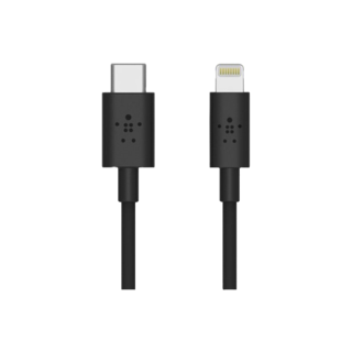 สายชาร์จ BELKIN USB-C to Lightning Cable 0.9 m - Black l iStudio By Copperwired