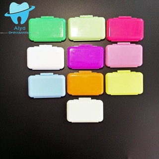 แว็กซ์จัดฟัน แบบสุ่มสี 10 สี ต่อถุง 10 ชิ้น