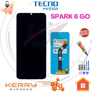 Luke หน้าจอ LCD Tecno Spark 6 Go spark 6go(จอแสดงผลพร้อมทัชสกรีน)