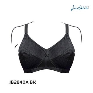 Jintana เสื้อชั้นใน (ไม่เสริมโครง) รุ่น Basic Bra รหัส JB2840A สีดำ