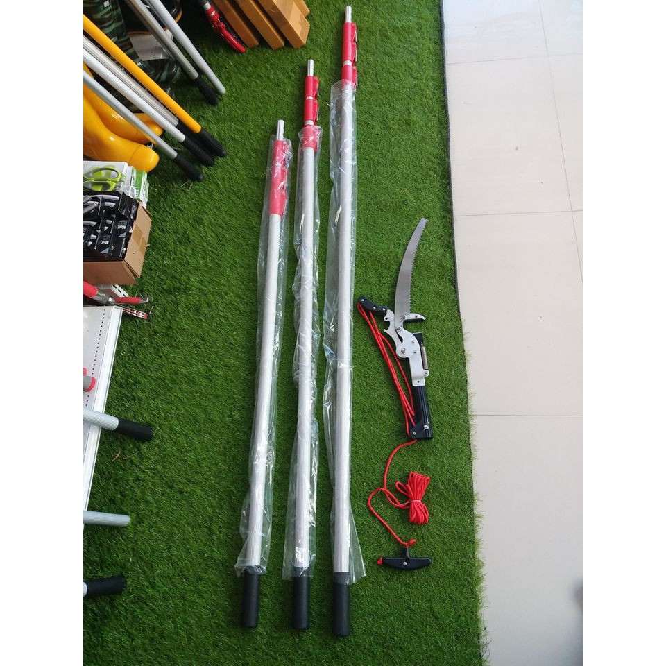 ด้ามสไลด์ 3-10 เมตร สำหรับต่อกรรไกร ต่อเลื่อยโค้ง เคียว ตระกร้อ และอุปกรณ์อื่นๆ - รูปที่ 6