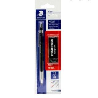 ดินสอกด  หัว 2 มม. Staedtler 2  mm.  ดินสอดราฟ ดินสอเขียนแบบ ไส้ 2 มิล มม. mm. ดินสอ