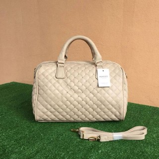 MANGO : Quilted Bowling Handbag