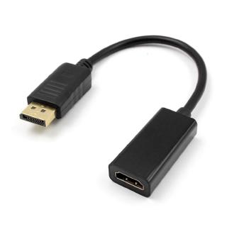 (115) สายเคเบิ้ลอะแดปเตอร์ดิสเพลย์พอร์ต to hdmi hd 1080 p male to female dp to hdmi