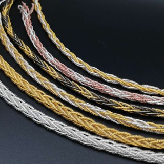 1M Bold 7N 8 Stands 432 Cores OD4.3mm Single Crystal Copper Earphone Cable DIY Earphone Cable Repair Upgrade Cable