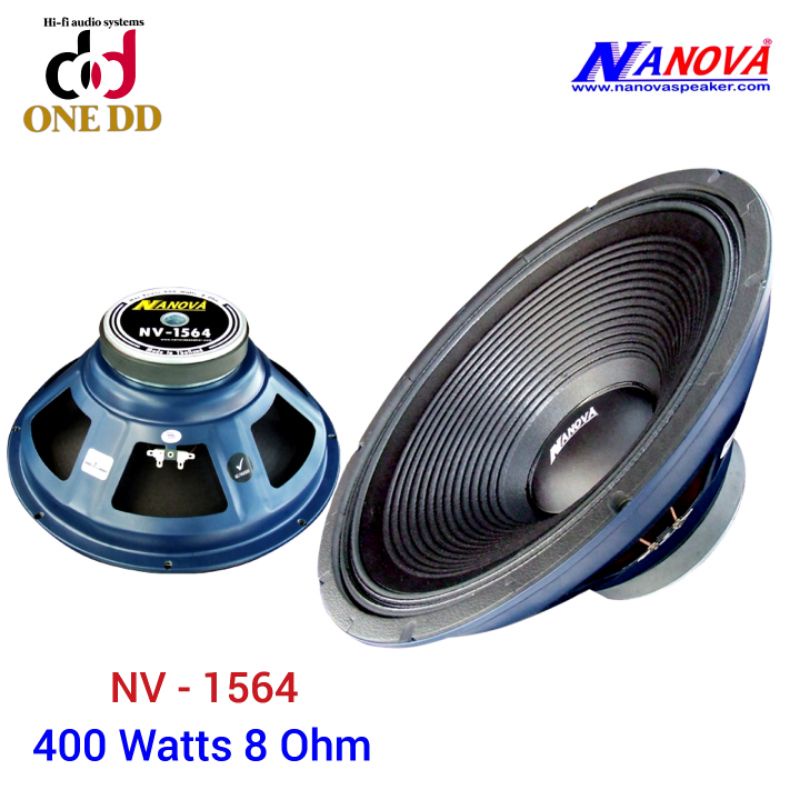 ดอกลำโพง 15 นิ้ว NANOVA NV-1564 (400W) จำนวน 1 ตัว ลำโพง 15" นาโนวา NV1564