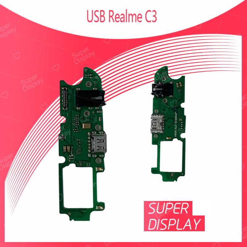 Realme C3 อะไหล่สายแพรตูดชาร์จ แพรก้นชาร์จ Charging Connector Port Flex Cable（ได้1ชิ้นค่ะ) Super Display