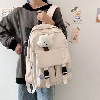 พร้อมส่งจากไทย🇹🇭 กระเป๋าเป้ผู้หญิง กระเป๋านักเรียน Japanese College Fengsen College Student Female Simple Backpack สไตล์