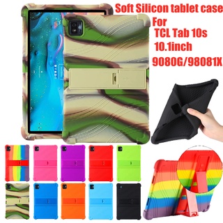 TCL Tab 10s 9080G 2021 TCL 10s case 9081X 10.1inch Tablet Silicon Case Stand Protective Cover Back Soft Shell All-inclusive