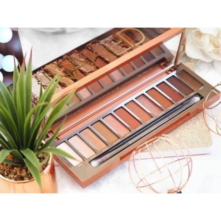 Urban Decay Naked Heat Palette สีส้มอมน้ำตาลไหม้เนื้อแมทจาก Naked Ultimate Basics