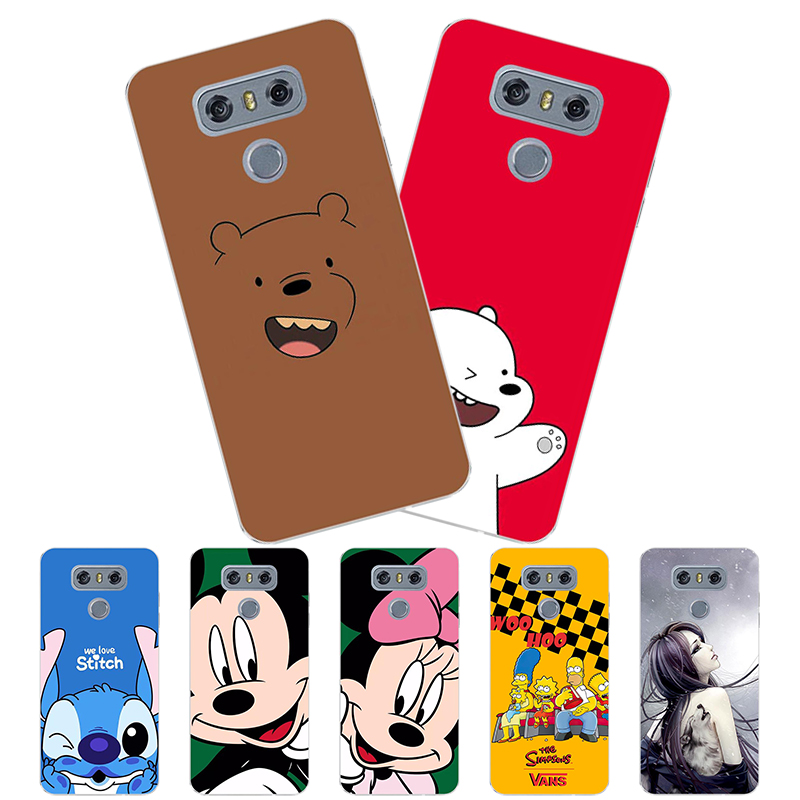 สําหรับ LG G6 G 6 H870DS H870 5.7 นิ้วซิลิโคนเคสโทรศัพท์ Soft TPU ครอบคลุม