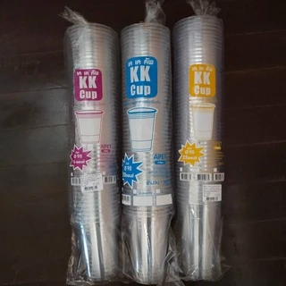 แก้ว PET 50ใบ บีบไม่แตก เนื้อแข็ง ทรงสตาร์บัค 16 20 22oz. ปาก 98 พร้อมฝา ฝาโดม ฝาฮาฟ ฝายกดื่ม แก้วพลาสติก แก้วพร้อมฝา
