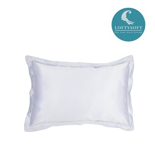 LOFTYSOFT ปลอกหมอน Cotton Silk 550 เส้นด้าย Elegance - Misty Blue