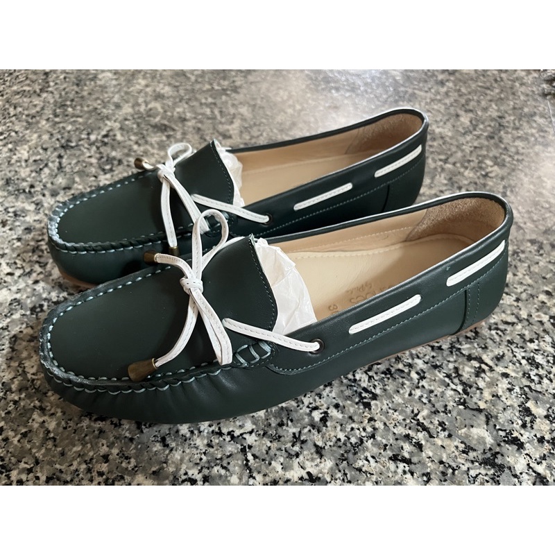 รองเท้า Favorite Shoes by Picha รุ่น Tod เบอร์ 36 (23cm) หนังวัว สีเขียวเข้ม ไม่เคยใส่