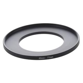 👠Camera Lens Filter Step Up Ring 49mm-77mm Adapter Black